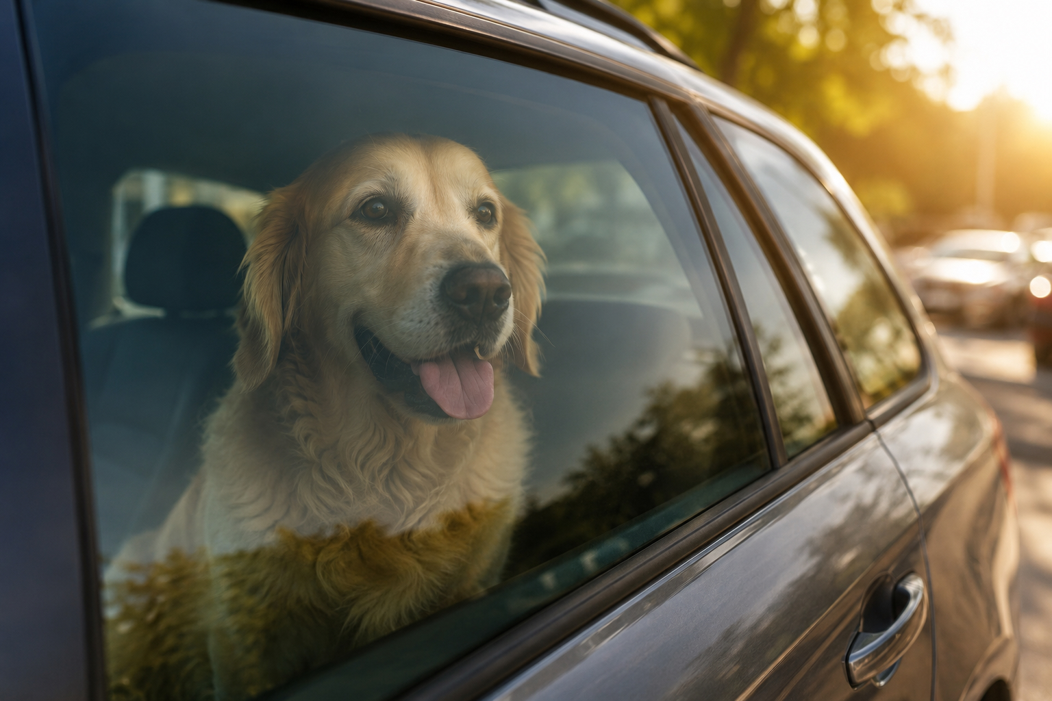 Warum du deinen Hund niemals alleine im Auto lassen solltest
