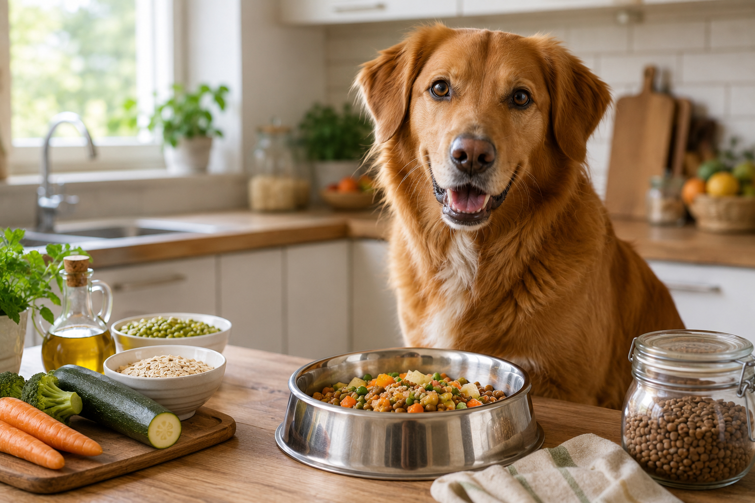 Kann ich meinen Hund vegetarisch füttern?